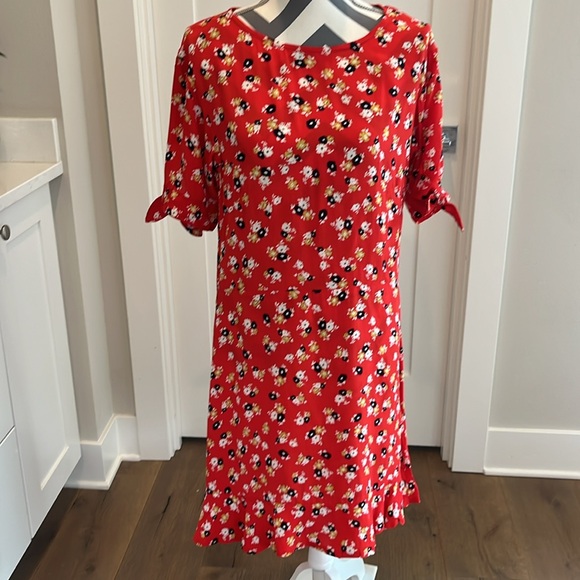 NWT Anthropologie Faithful The Brand Daphne dress poppy red - Picture 2 of 10